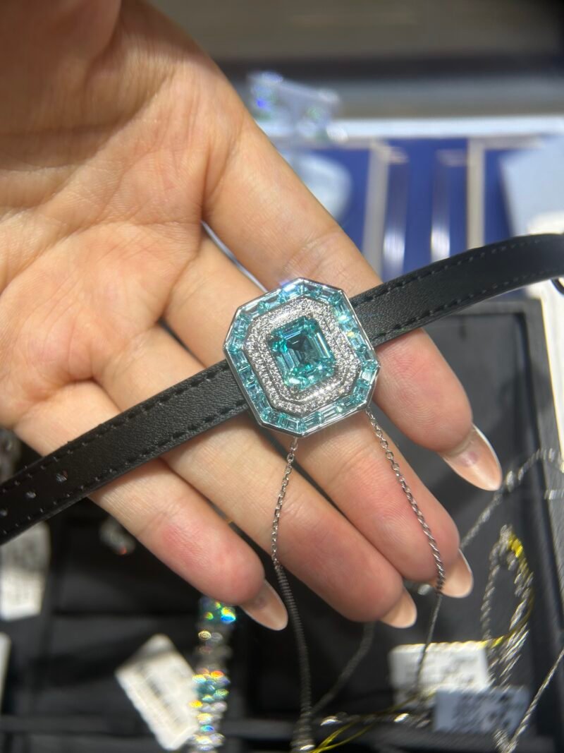 5. Lab-grown colored gemstone bracelets